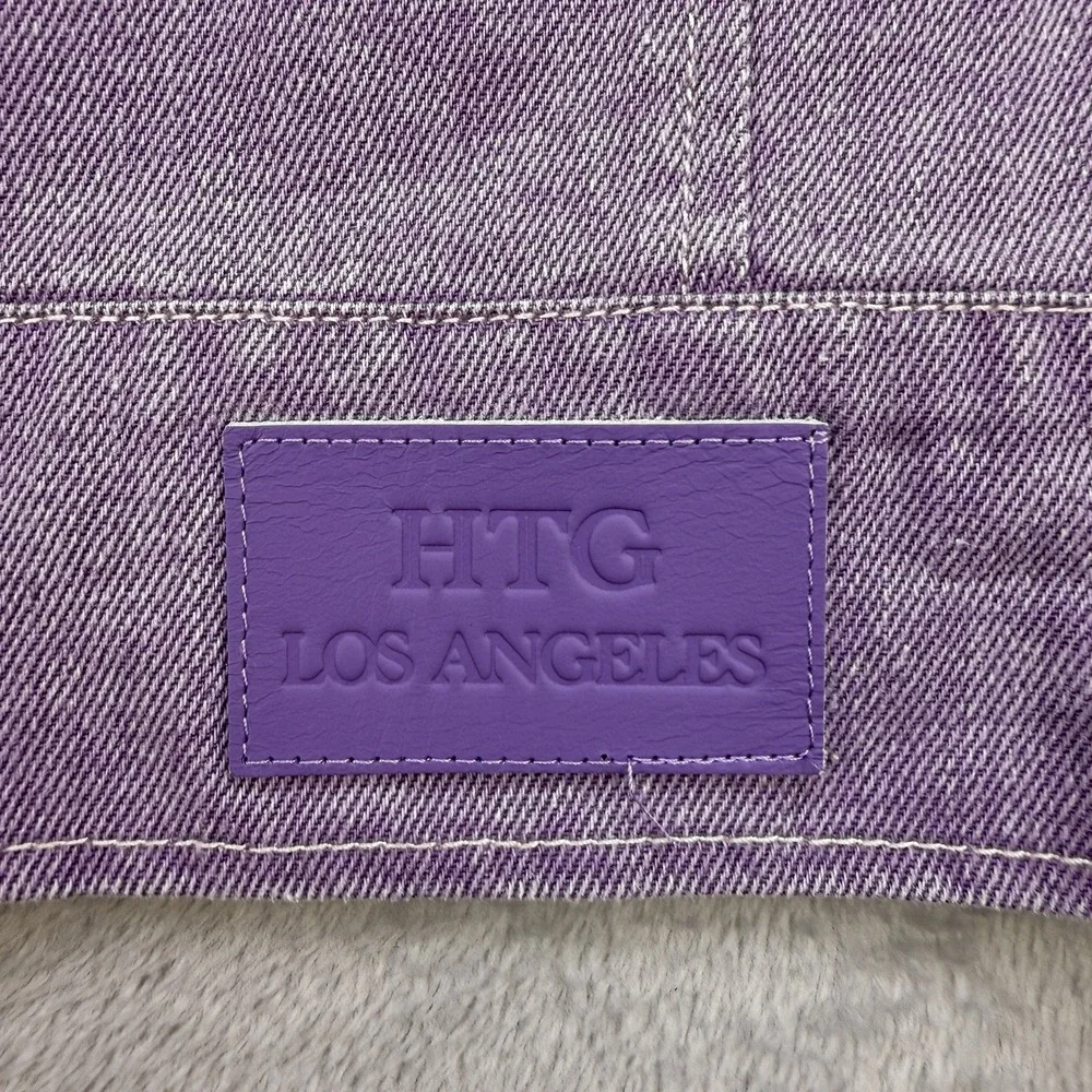 Honor The Gift‎ Jacket Women's Oversized Workman Cropped Purple Size XL NWT - Picture 12 of 12